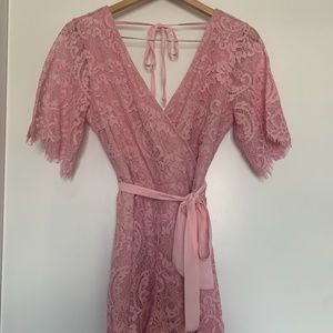Pink Lace Francescas romper